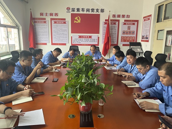9月11日，公司總工程師馬軍忙參加尿素車間三季度組織生活會.jpg